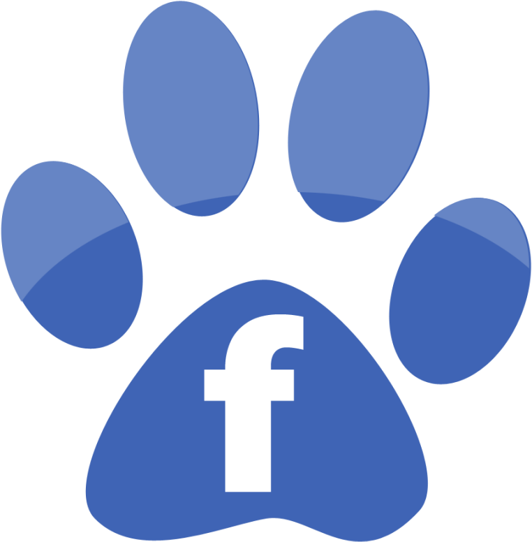 Links - Facebook Icon Paw Print (800x800)
