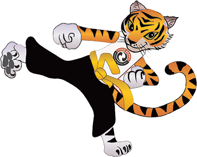 Cartoon Martial Arts Tigers (400x320)