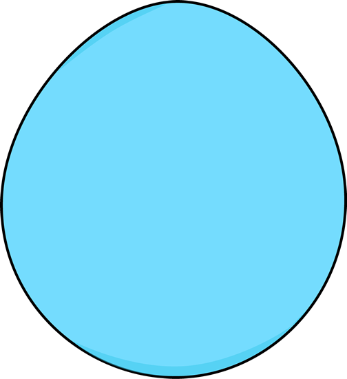 Blue Easter Egg - Blue Easter Egg Clipart (504x550)