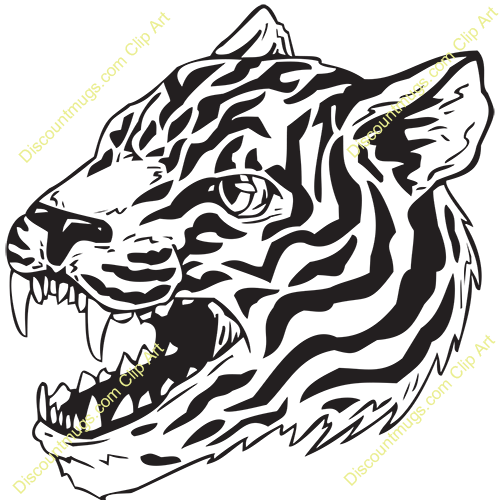 Free Roaring Tiger Clipart Custom Clip Art - Clip Art (500x500)