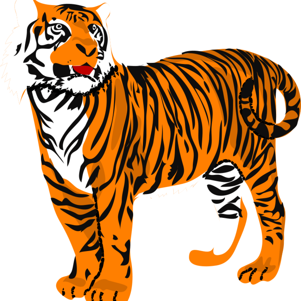 Free Tiger Clipart Tiger Clip Art Clipart Panda Free - Tiger Clipart Png (1024x1024)