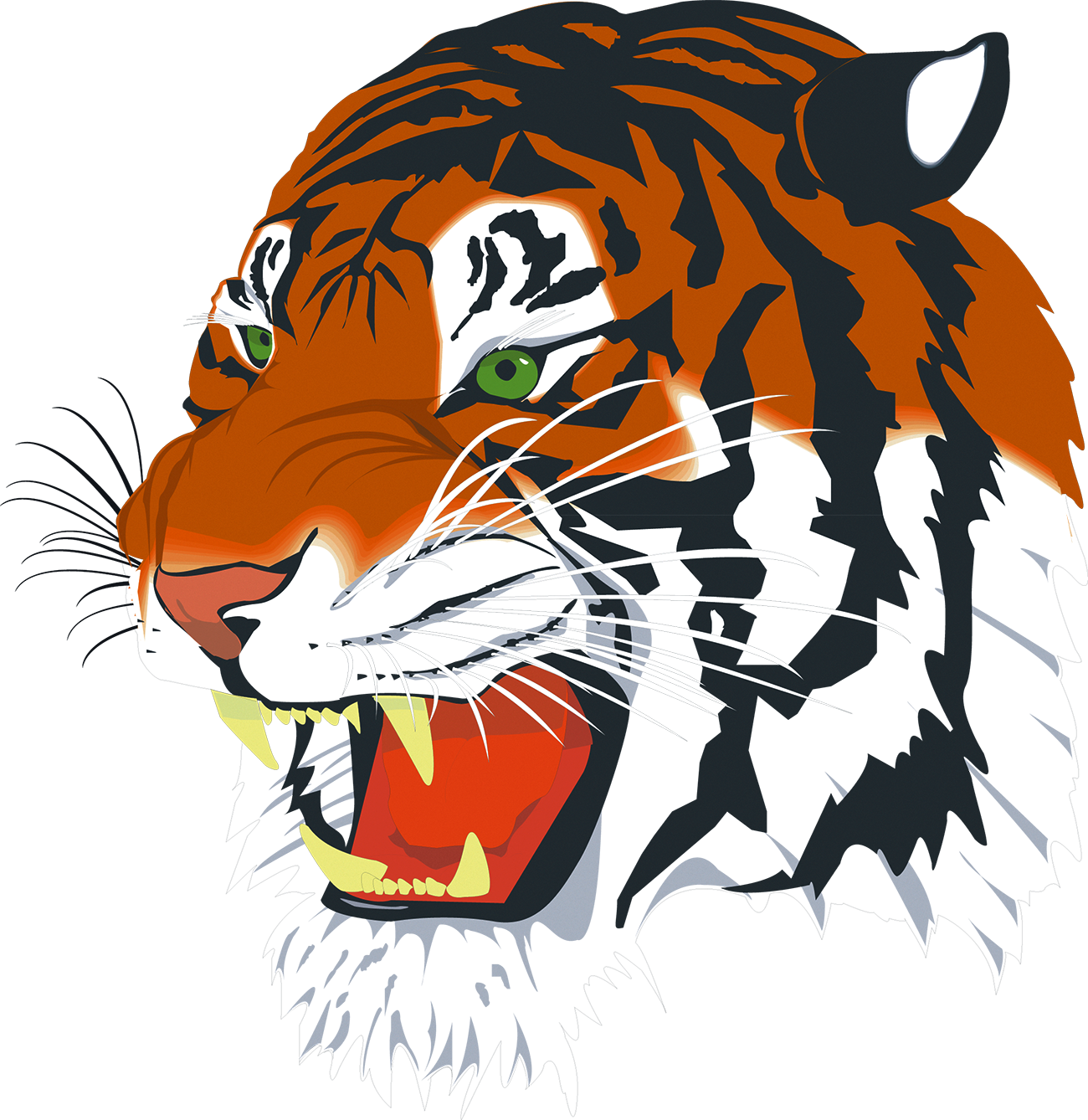 Siberian Tiger Bengal Tiger Baby Tigers Clip Art - Siberian Tiger Bengal Tiger Baby Tigers Clip Art (1300x1338)