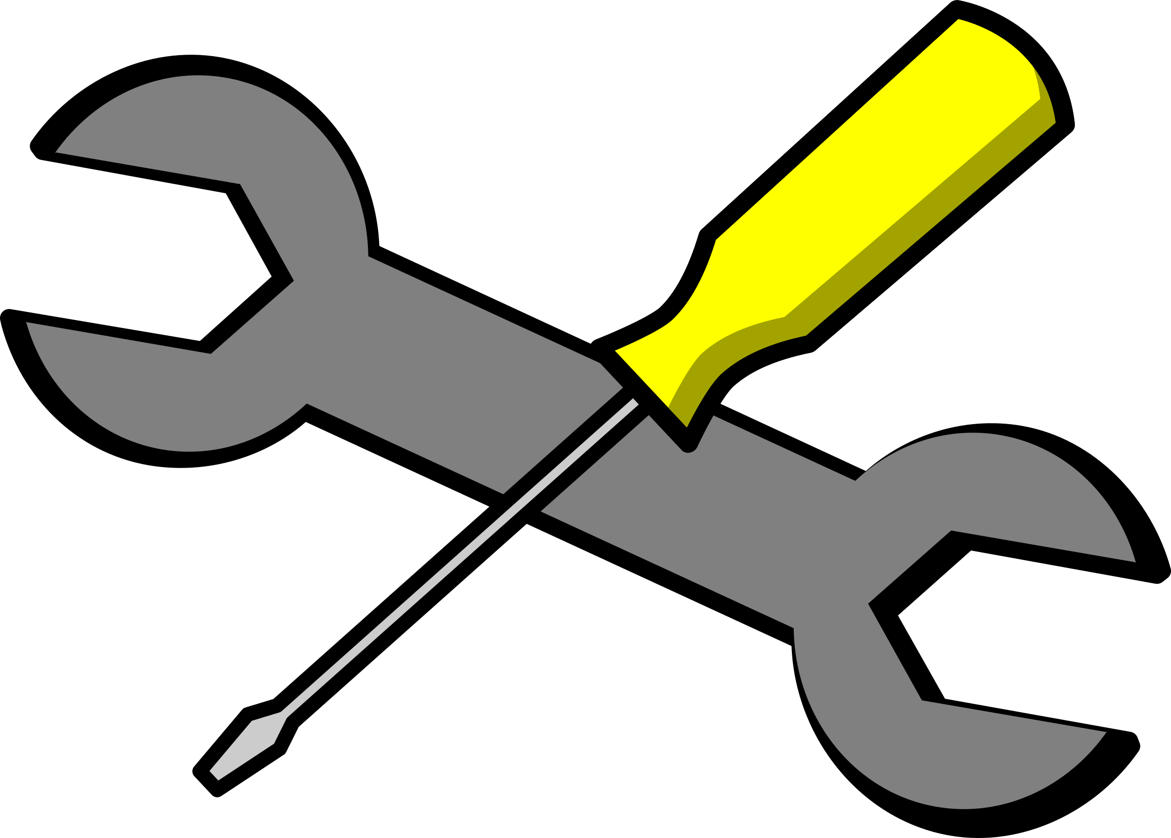 Open End Wrench Clipart Cliparthut Free Clipart - Wrench Icon (1048x750)