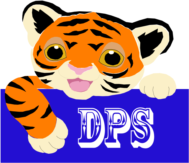 Thank You High School Student, Mandy Laporte For Designing - Tiger Name Tags Clipart (800x600)