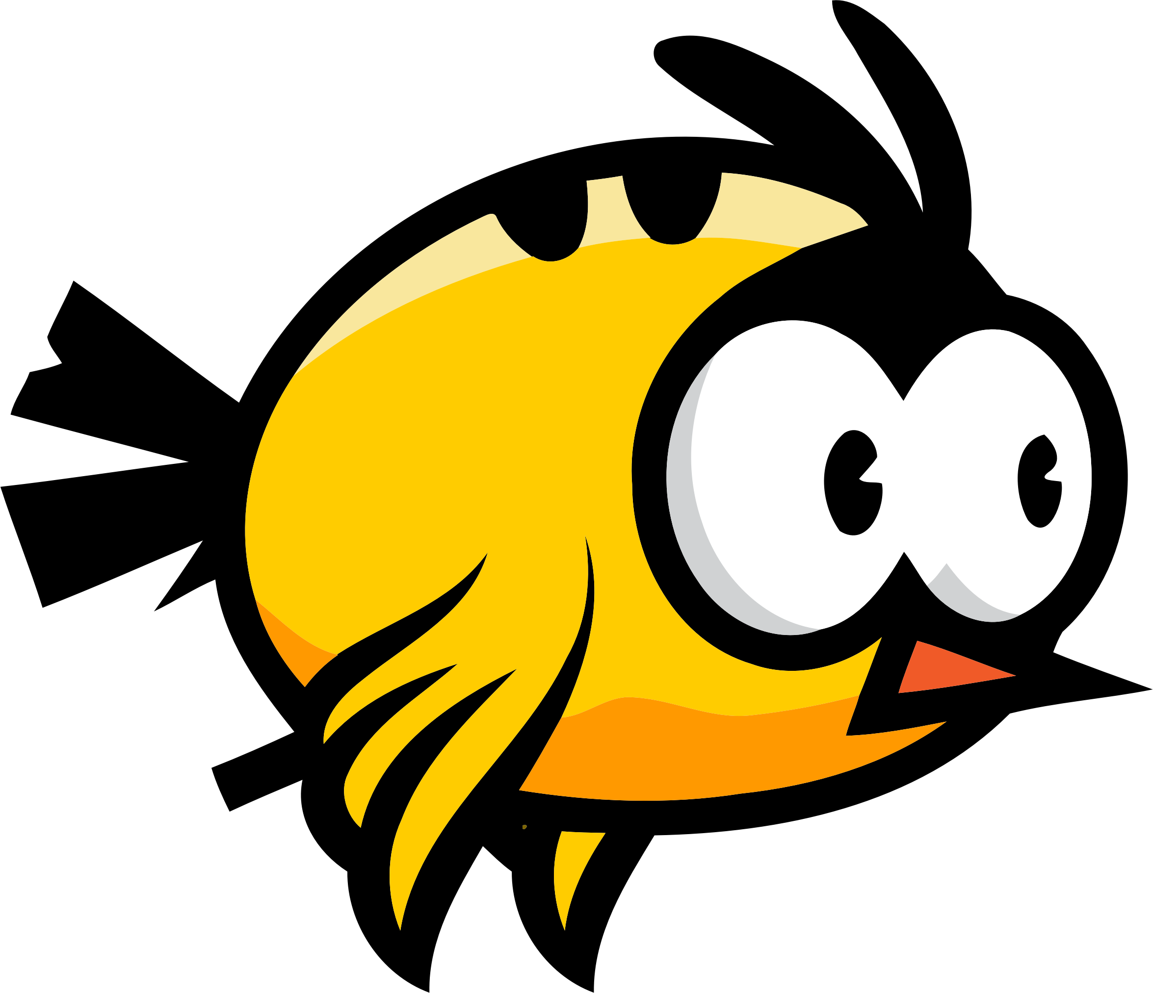 This Free Icons Png Design Of Flying Bird 13 - Flappy Bird Birds Png (2350x2025)