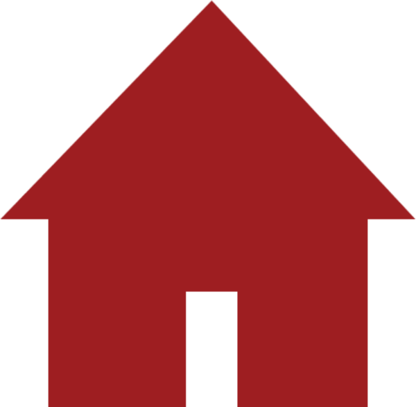 House Icon - - Red House Icon Png (600x588)