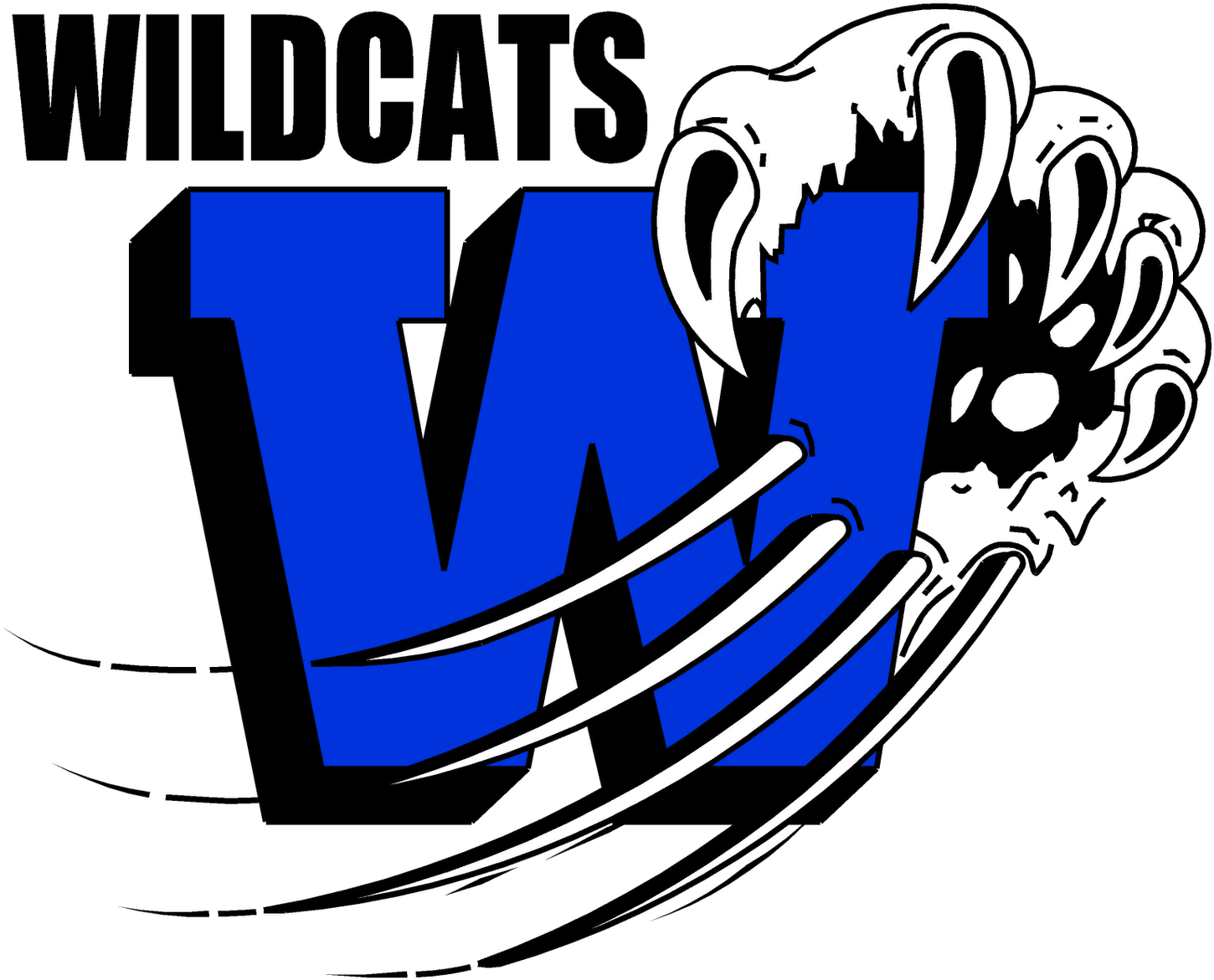 Wildcat Claw Clipart - Wildcat Coloring Page (1600x1280)