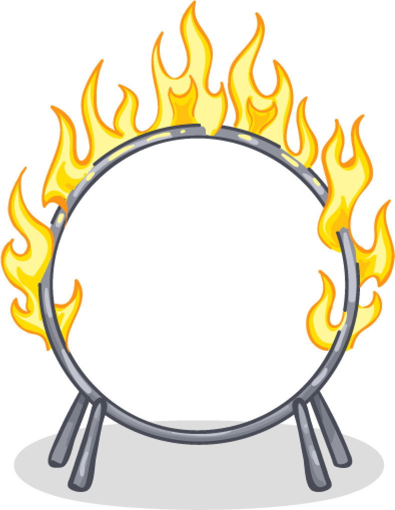 A Trip To The Circus - Circus Ring Of Fire (1024x1024)