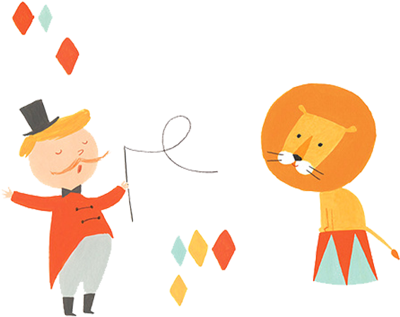 Lion Circus Drawing Illustration - Circus (922x629)