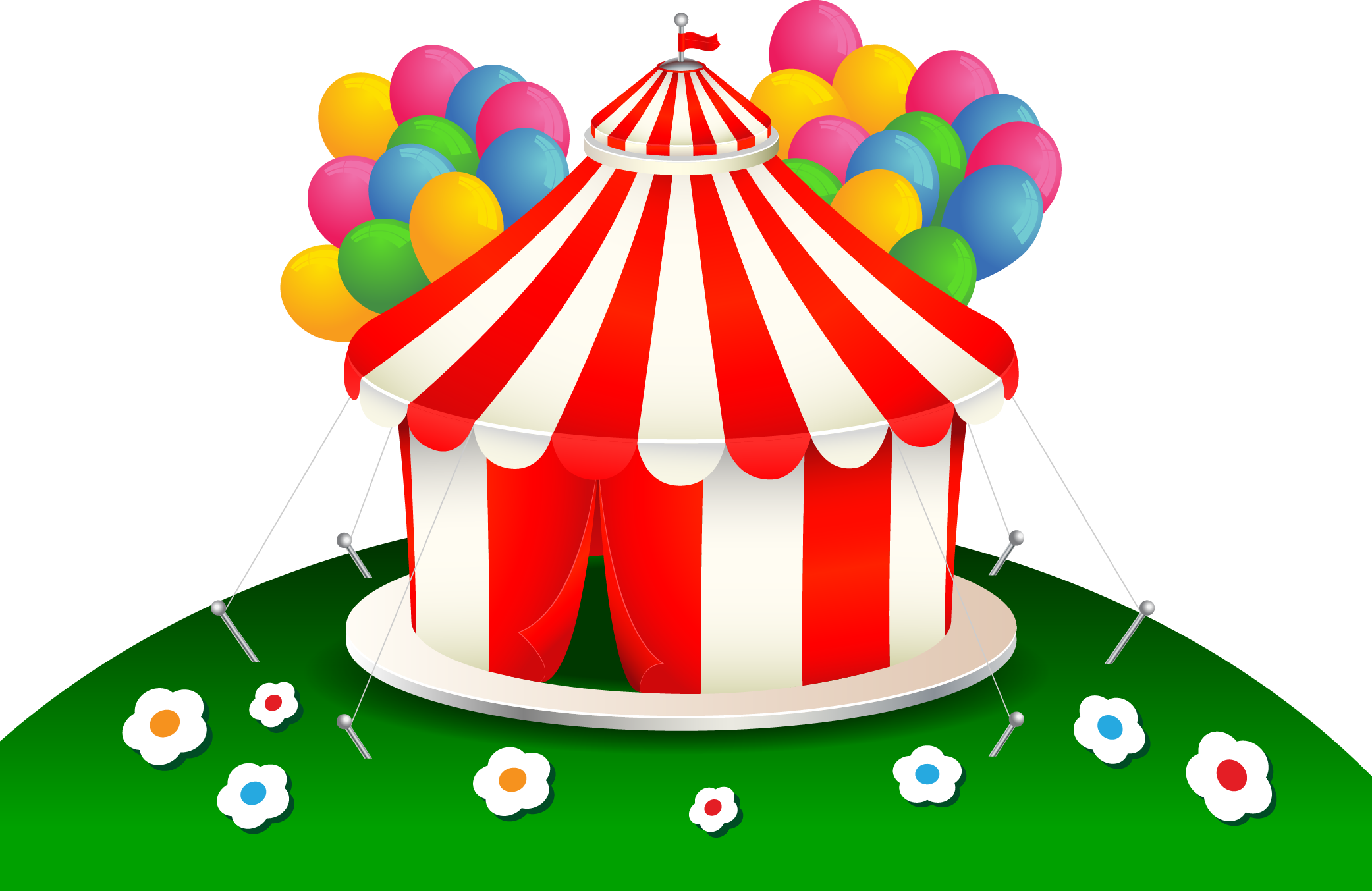 Circus Clipart Themed - Carnival Themed Clip Art (2083x1353)