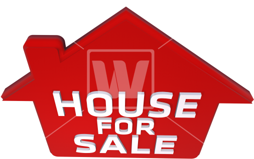 House Sale Sign - House (550x360)