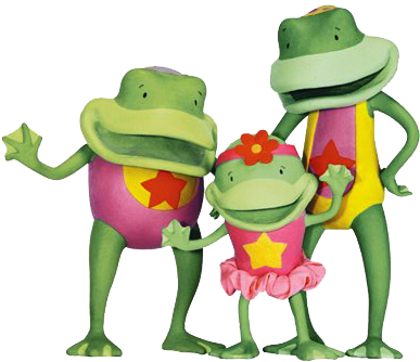 Jojo Circus Cliparts - Frog In Jojo's Circus (400x348)