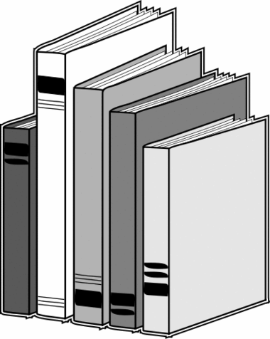 Stack Of Books Clipart Free To Use Clip Art Resource - 5 Books On A Shelf (380x476)