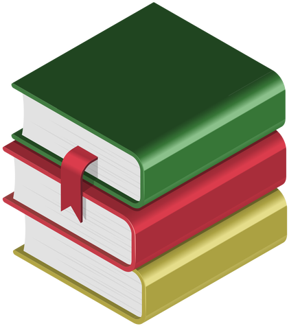 Books Pile 3d Icon Transparent Png - Pile Of 3 Books (512x512)