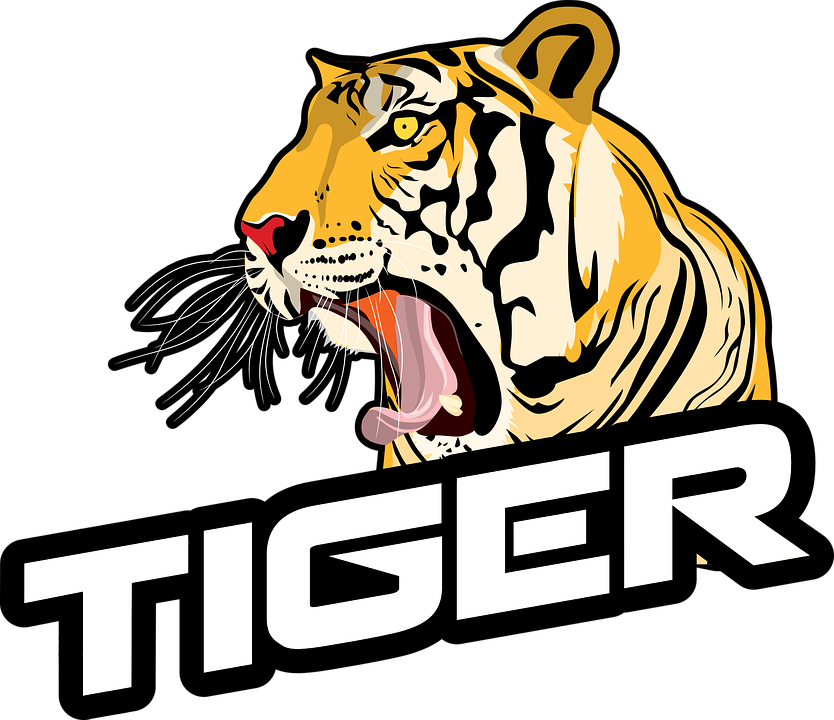 Baby Tiger Clipart 22, Buy Clip Art - Kaplan Vektör Png (834x720)