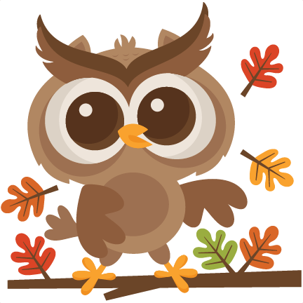 Fall Owl Svg Scrapbook Cut File Cute Clipart Files - Fall Clip Art Owl (432x432)