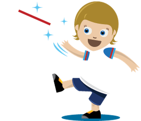 Children Playing Sports - Cartoon (512x399)