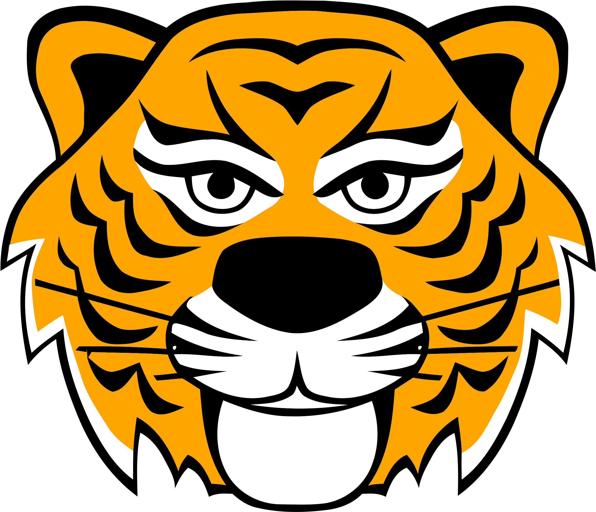 Tiger Clip Art - Tiger Clip Art (2350x2030)