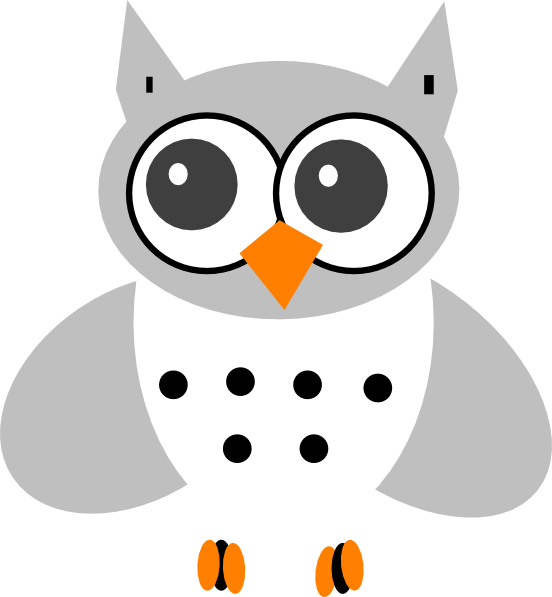 Baby Owl Page 4 Images - White Owl Clip Art (552x597)