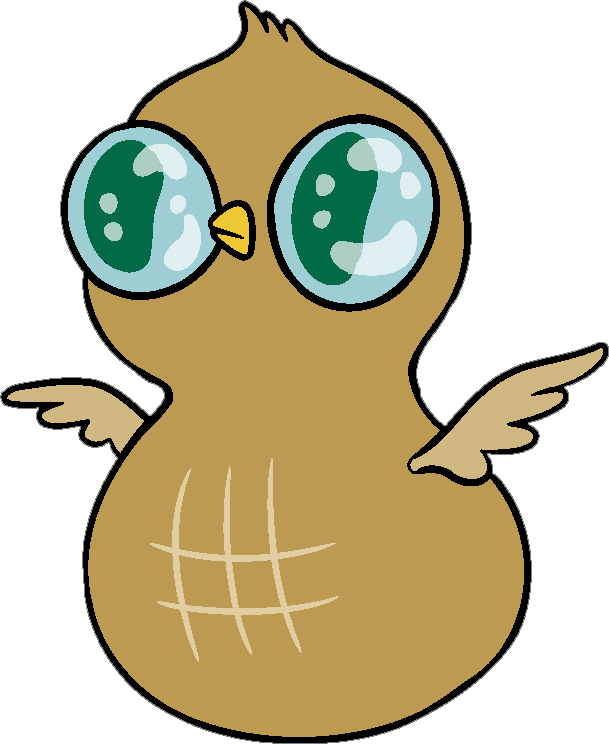 Peanut Owl - Adventure Time Peanut (609x744)