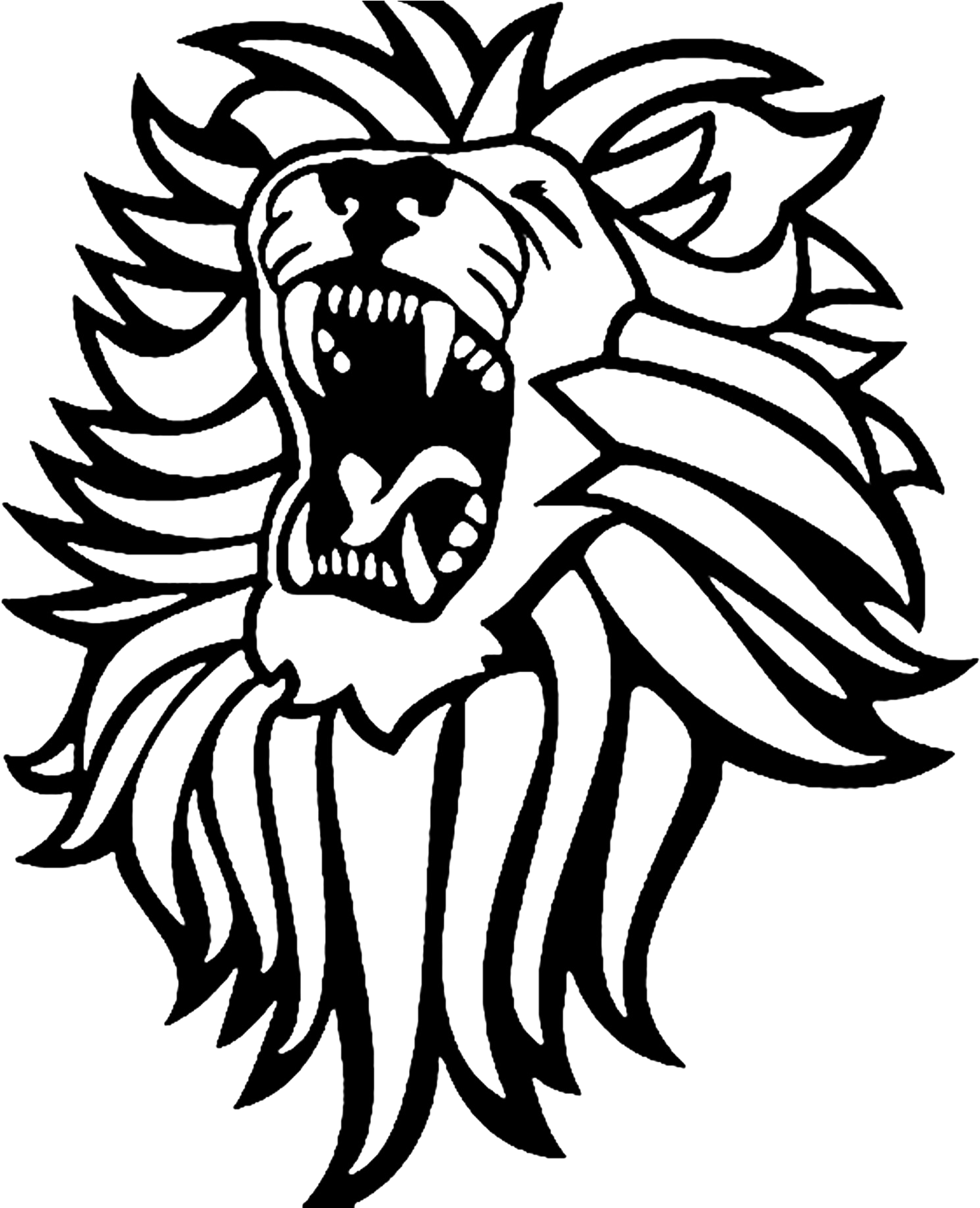 Lion Roar Tiger Clip Art - Lion Roar Tiger Clip Art (1829x1829)