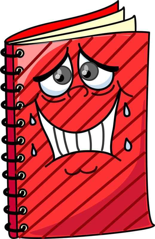 Crayons Stylos - Page - Clip Art (519x800)