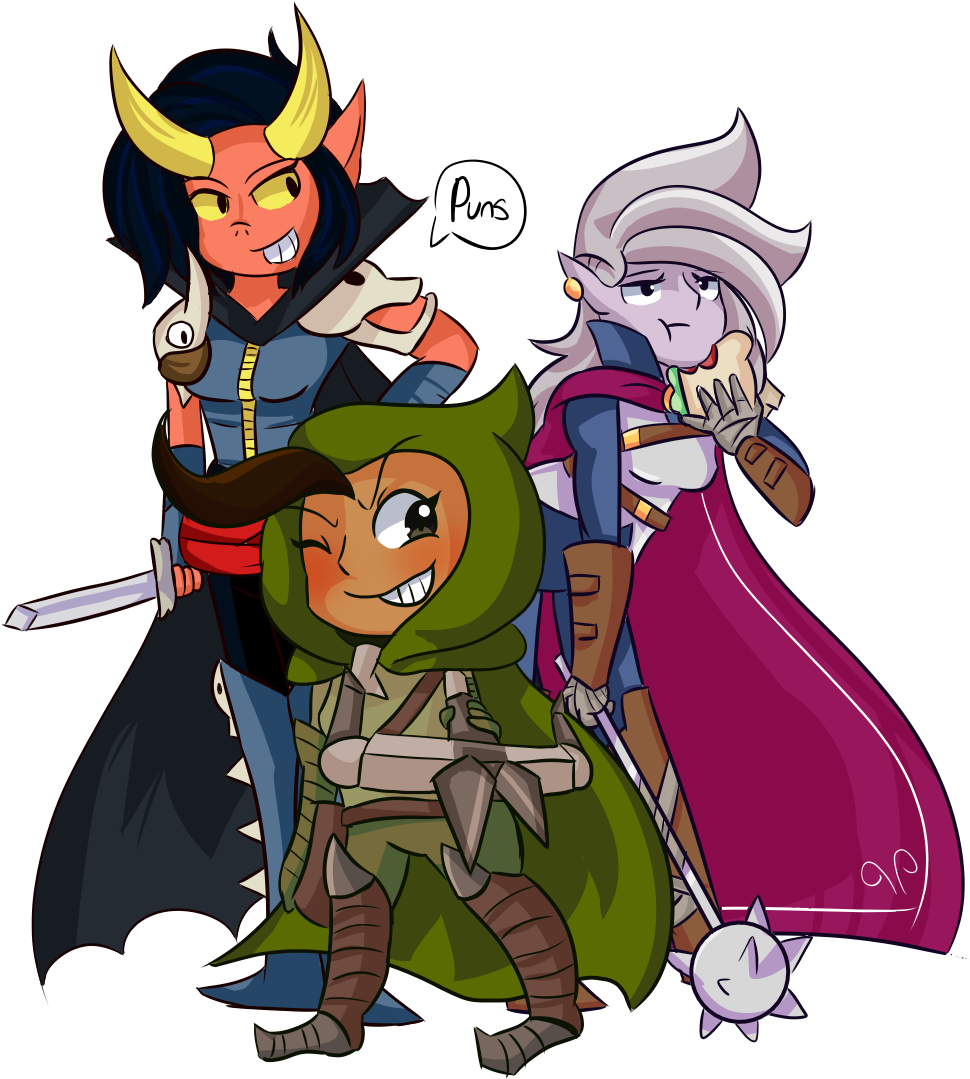 The Ladies Book Club By Apricotthevixen The Ladies - Cartoon (1014x1137)