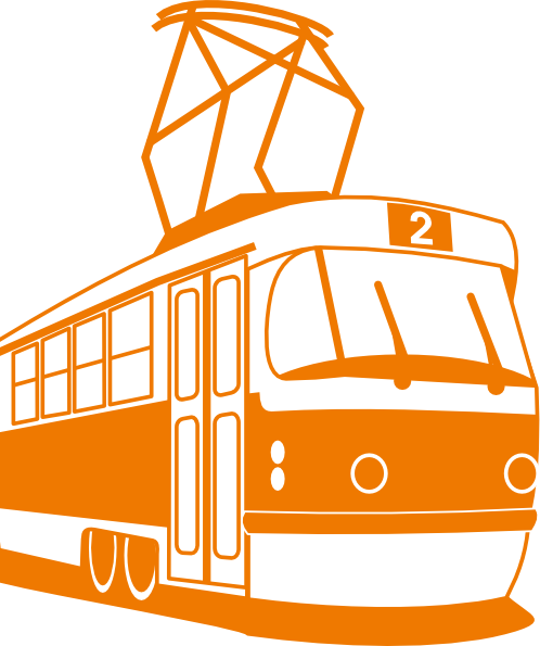 Free Vector Tramway Clip Art - Tramway Clipart (498x595)