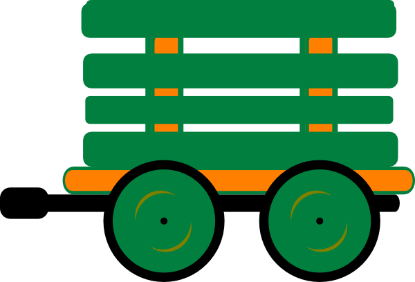 Train Clipart Train Carriage - Train Carriages Clipart (600x408)