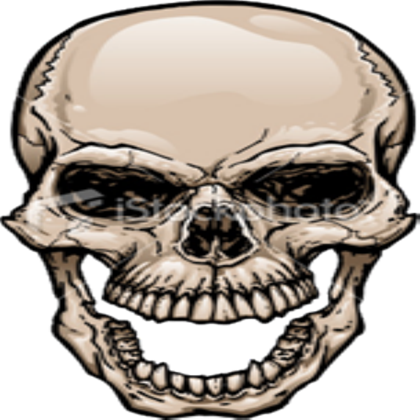 Ist2 9398139 Skull With Wide Open Mouth - Skull Mouth Wide Open (420x420)