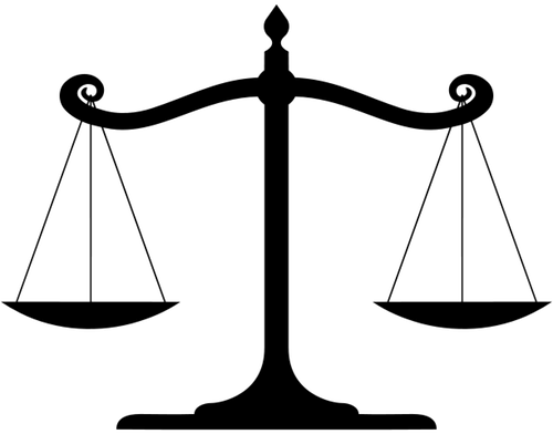 Displaying 14 Gallery Images For Uneven Balance Scale - Balanced Scale (500x392)