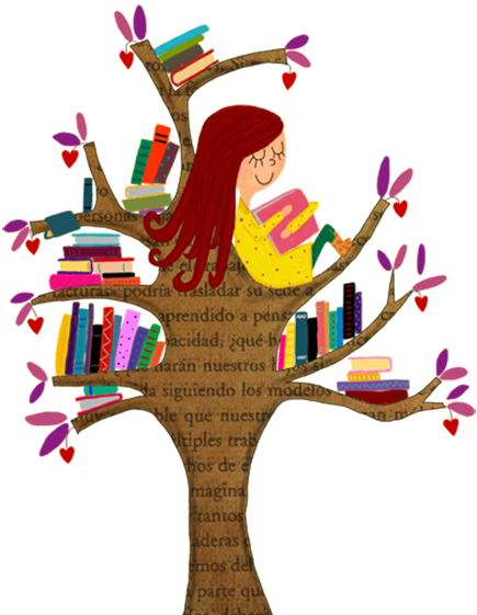 Clipart Reading Book Clipart - Kitap Ve Çocuk Png (854x560)