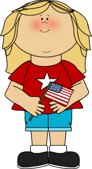 July Fourth Clip Art - Cartoon (301x550)