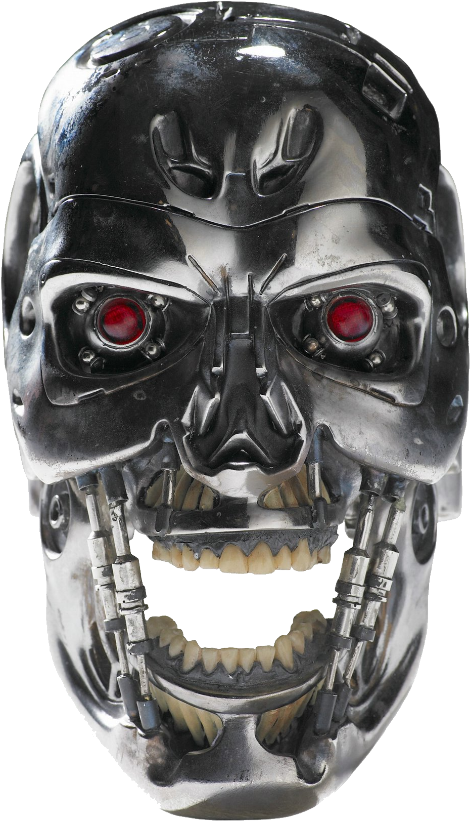 Terminator Skull - Terminator Face Effect Png (1200x1800)