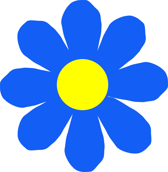 Flower Clip Art (582x599)