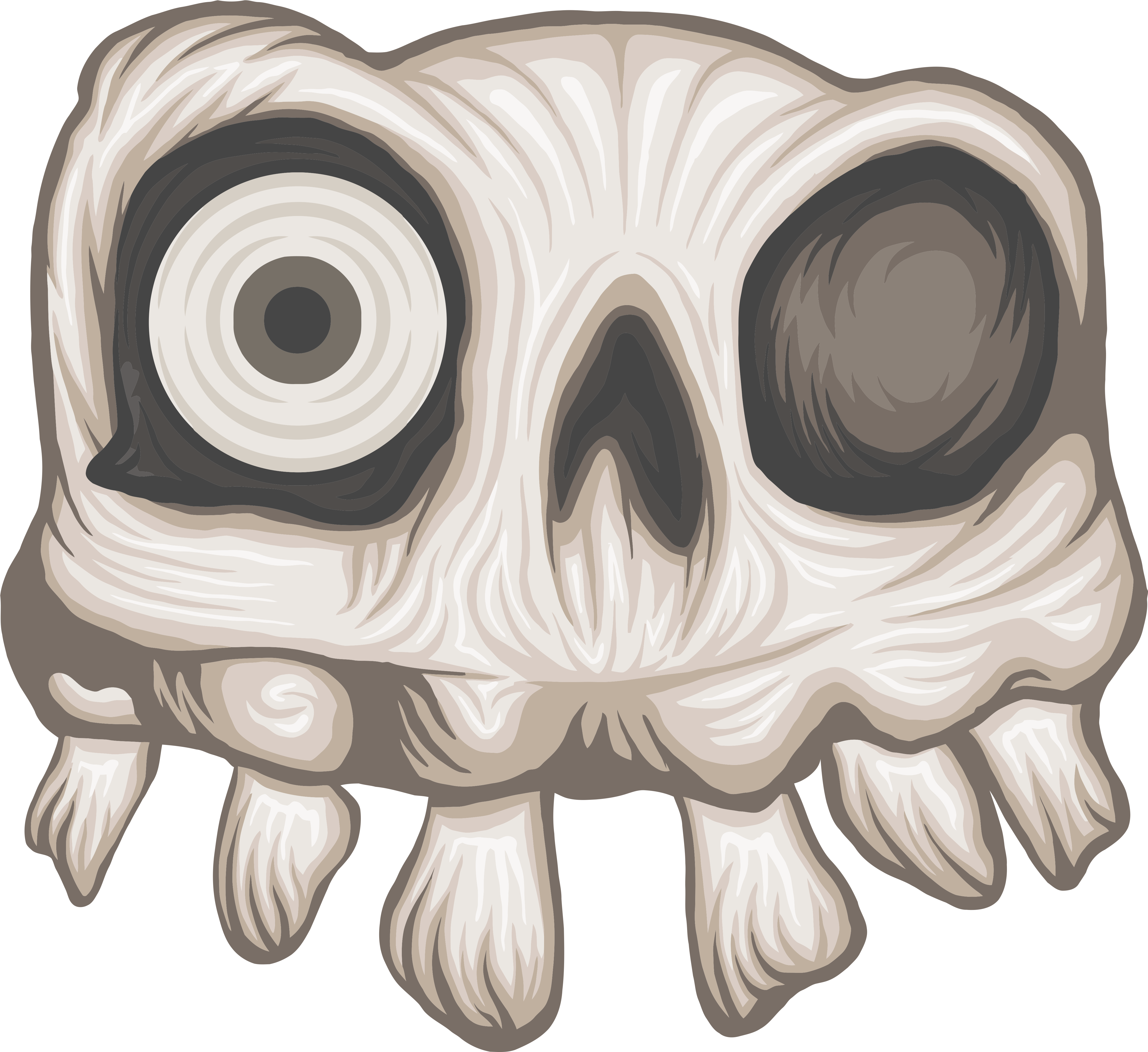Daniel Fortescue Skull Drawing I - Illustration (5000x7100)