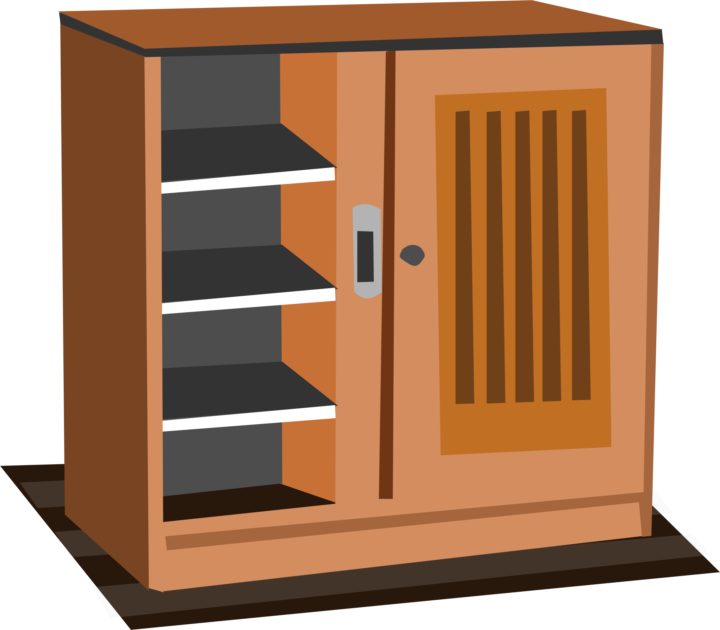 Cupboard Clip Art - Cupboard Clipart (2352x2060)