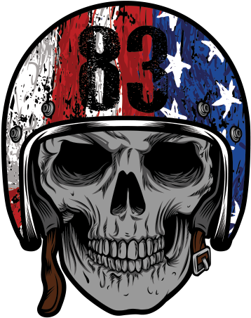 Flag Of The United States Skull Clip Art - Flag Of The United States Skull Clip Art (600x600)