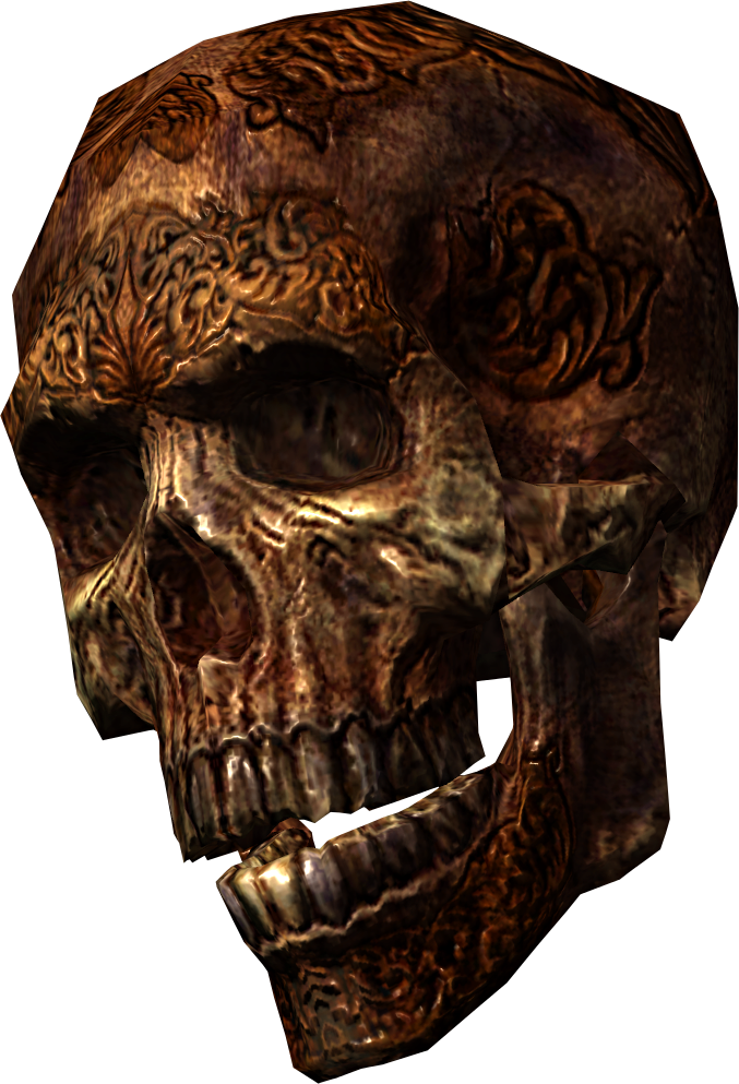 Skull Png Clipart - Dragonborn Skull (677x993)