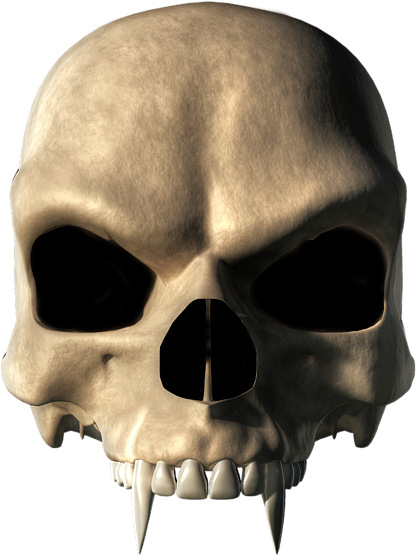 Vampire - Vampire Skull Transparent Background (600x600)