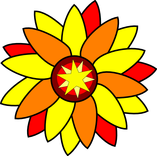 Sunflower Clip Art (600x598)