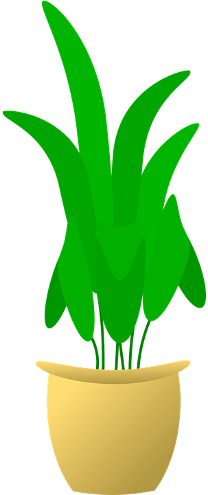 Flower Pot Clipart 24, Buy Clip Art - Plant In Pot (360x720)