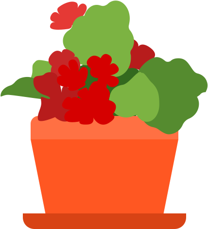 Plant In Flower Pot Icon - House (512x512)