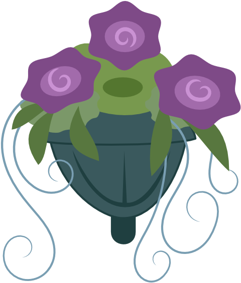 Pot Plant Clipart Small Plant - My Little Pony: Friendship Is Magic (688x739)