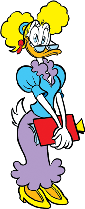 She Is Scrooge's Secretary In A Lot Of Stories In The - Moglie Di Paperone (318x436)