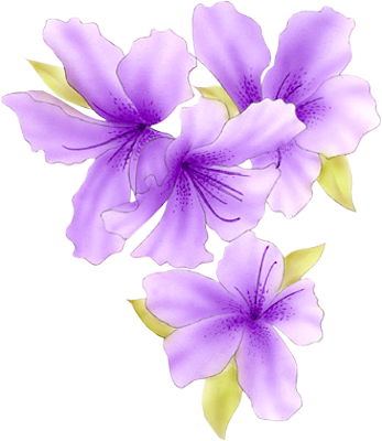 Fl-49 - Tube Fleur Transparent Png (347x400)