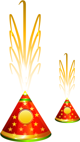 Related Flower Pot Cracker Clipart - Flower Pot Crackers Png - (300x470