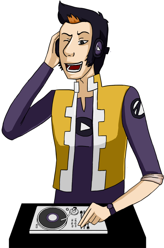 Dj Vector By Lg-latiasgirl - Cartoon (600x864)