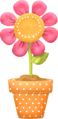 Альбом Не Найден - Flower Pot Clip Art (247x500)