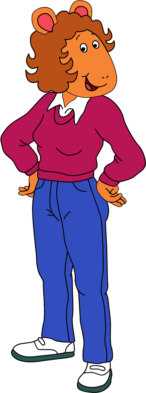 Cartoon Character Arthur - Arthur Characters Mom (621x1600)